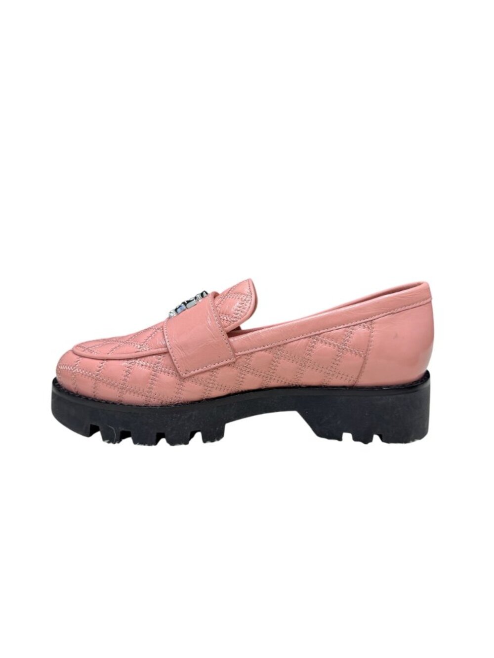 NEW Tory Burch Mini Everly Chunky Quilted Patent Loafers Women's, Size 7M NWOB - Picture 3 of 9